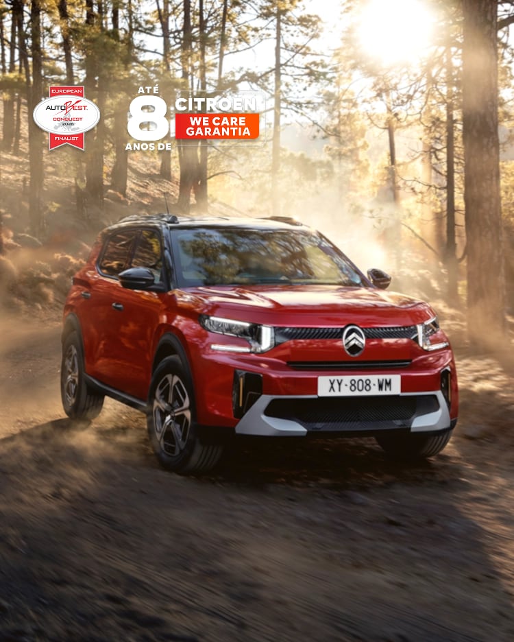 New ë-C3 Aircross in a forest