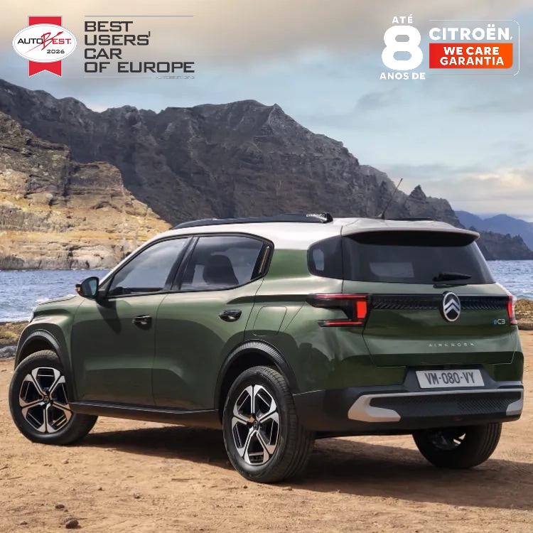 New ë-C3 Aircross in a forest